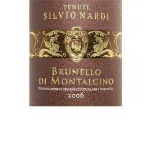  2006 Nardi Brunello di Montalcino 750ml Grocery & Gourmet 