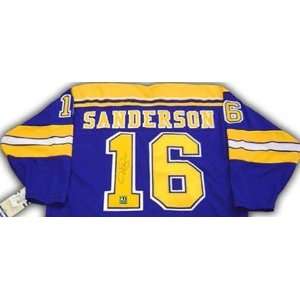 Derek Sanderson Autographed Hockey Jersey (St. Louis Blues)  