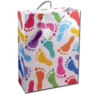  Baby Footprints Glitter Bag Case Pack 144   913098 Patio 