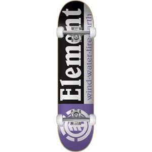  Element Section Dipped 7.37 Complete w/Raw Trucks & White 