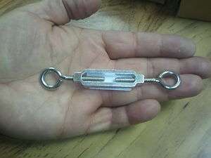40) STAINLESS STEEL 3/16 X 4 X 5 5/8 TURNBUCKLES  