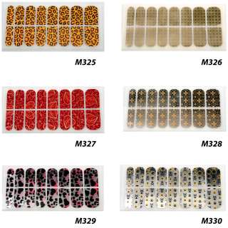   Nail Foil Nail Art Sticker Patch Nail Wraps for Fingers & Toes 313330