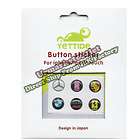   3GS 4 4S Home Button Soft Sticker with Luxury car brands BMW design
