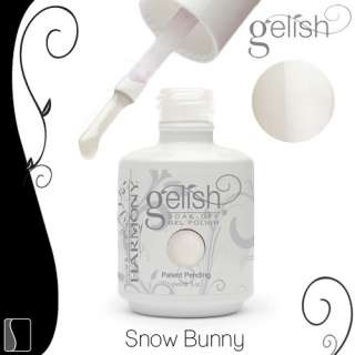 Gelish Soak Off 0.5 oz Snow Bunny Gel Nail Color UV Manicure Harmony 