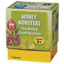   + grade Math Skills Money Monsters Counting Money Game FREE USA SHIP