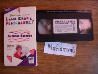 Shari Lewis Lamb Chops Play Along Action Songs VHS HTF 083603841836 