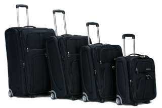 Rockland Presidential 4 Piece Luggage Set   Black $290  