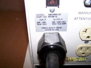   listing ul and cul shipping weight lbs 95 abc3800 2s part 95158 xx