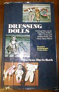 DRESSING DOLLS ~ 70 CLOTHING PATTERNS ~ C. DAVIS ROTH  