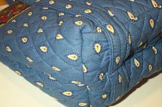 Vera Bradley Retired Paddy Bag in The Rare  French Blue Pattern