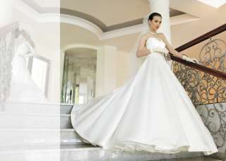 Taffta New design 2011 White/ivory Wedding Dress size 6 8 10 12 14 16 