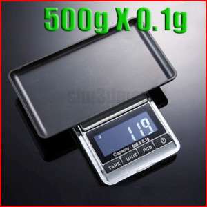 500g/0.1g Mini Digital Jewelry Pocket GRAM Scale S344  