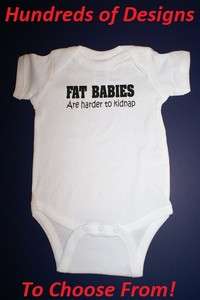  Cute Baby Infant Onesie Creeper NWT Free USA Shipping  Fat Babies 