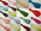 180m mixed color nylon chinese knot braided bracelet charm cords