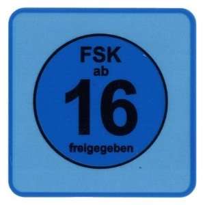 20 Stück FSK 16 Aufkleber / Sticker   FSK ab 16 freigegeben  