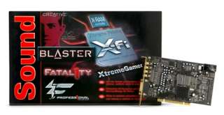 Creative Sound Blaster X Fi Xtreme Gamer Fatal1ty Pro  