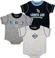 Tampa Bay Rays Adidas 3 Piece Newborn/Infant Body Suit Set