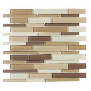   Brown Pencil 12 In. X 12 In. Glass Wall Tile 99150 