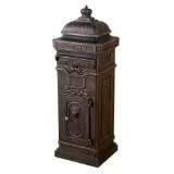 Antiker Briefkasten Standbriefkasten Postkasten antik bronze