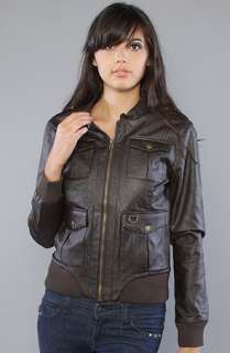 Jack BB Dakota The Lois Jacket in Dark Brown  Karmaloop   Global 