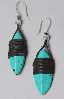 Accessories Boutique The Leather Wrap Stone Earring  Karmaloop 