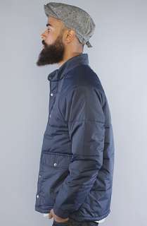 Brixton The Klein Jacket in Navy  Karmaloop   Global Concrete 