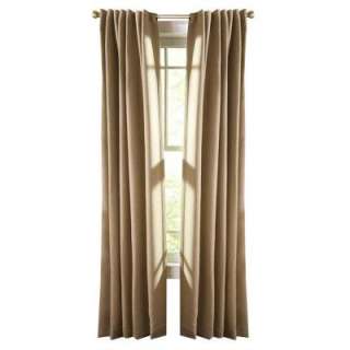   Monk Cloth Thermal Tweed Back Tab Curtain 1601203 