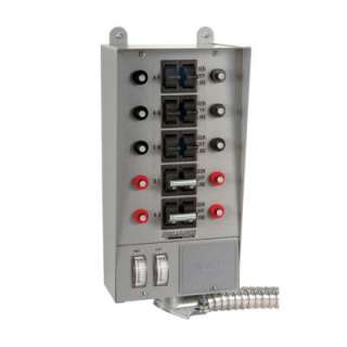   Controls 10 Circuit Transfer Switch 50 Amp 51410C 