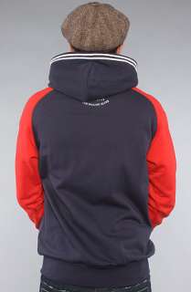 Crooks and Castles The Scripture Varsity Jacket in Dark Navy 