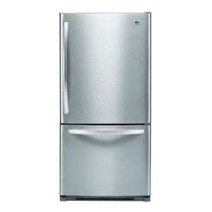 LG Electronics 22.4 cu. ft. Bottom Freezer Refrigerator in Stainless 