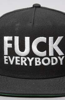 BGRT The F Everybody Snapback Hat in Black  Karmaloop   Global 