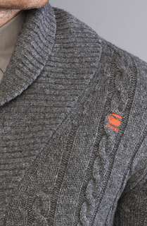 Star The CL East Shawl Cardigan in Granite Heather  Karmaloop 