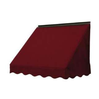   Awnings 3700 Series 54 in. x18 in. Fabric Window Awning in Burgundy