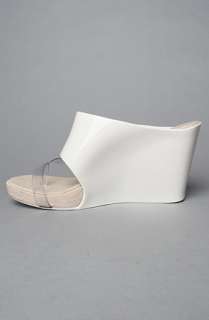 Melissa Shoes The Melissa Tropical Wedge in White  Karmaloop 