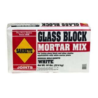 SAKRETE 50 lb. Glass Block Mortar 136507 
