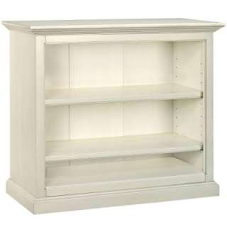   In. W Almond 3 Shelf Double Bookshelf 0127700410 