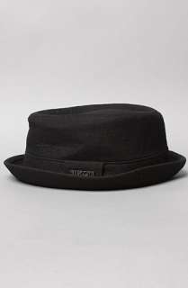 Nixon The Post Porkpie Fedora in Black  Karmaloop   Global 