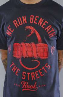 Rook The Streets Tee in Navy  Karmaloop   Global Concrete Culture