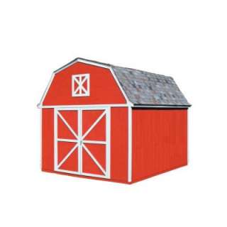   10 ft. x 12 ft. Wood Storage Building Kit 18512 0 