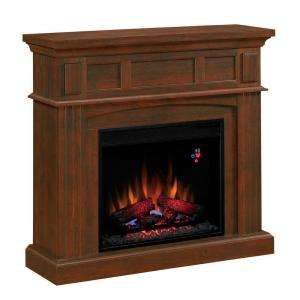 Chimney Free 40.5 in Brown Electric Fireplace 75201 