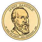 2011 P James Garfield Presidential 1 Coin 25 Coin Roll Philadelphia 25 