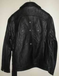 NWT New AFFLICTION Limited. Edition PIVOTAL CROSS leather jacket 