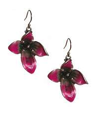 lucky brand orchid drop earrings $ 8 75 new lower price