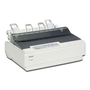 Epson LX 300+ II Impact Printer   Print speed at 330 cps, Epson 9 pin 