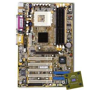 DFI AD77 Socket A Motherboard with Athlon XP 2800+ Processor at 