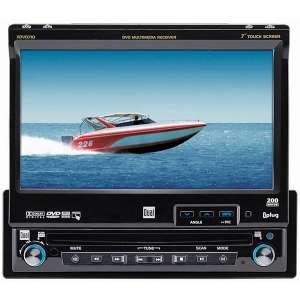 Dual 7 Motorized Touch Screen Signle DIN DVD Receiver/Monitor with XM 