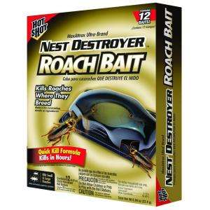 Hot Shot MaxAttrax Ultra Brand Nest Destroyer Roach Bait (12 Pack) HG 