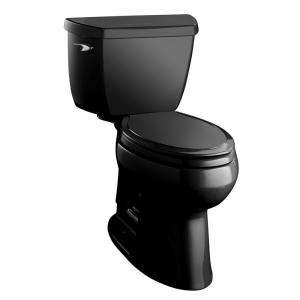   Elongated Toilet in Black DISCONTINUED K 3611 7 