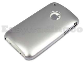 Metal Aluminum Back Cover Case for iPhone 3G 3GS Silver  