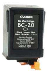 Canon BC20 Black Ink Cartridge Calcomp Techjet 5524 5536 720C 